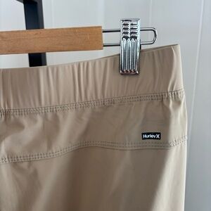 Hurley Exist Slim Fit Warp Knit Joggers Khaki Men’s Small NWT 30x29 Athleisure